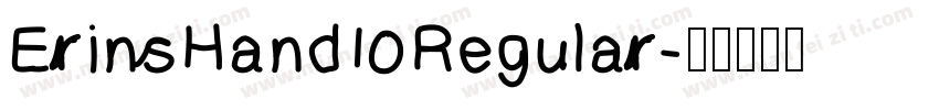 ErinsHand Regular字体转换